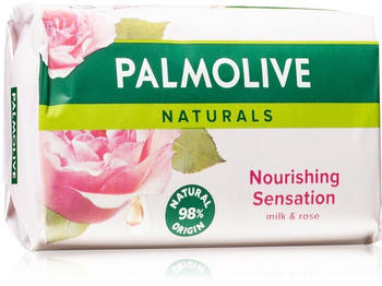 Palmolive Naturals Milk & Rose Feinseife mit Rosenduft (90 g)