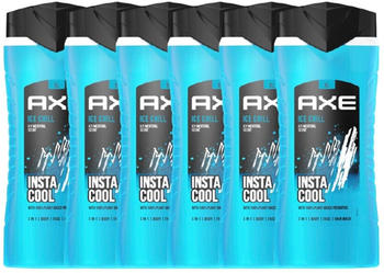 Axe Men Ice Chill 3in1 Duschgel & Shampoo (6 x 400ml)