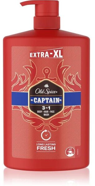 Old Spice Captain 3in1 Duschgel & Shampoo für Männer (1000ml)