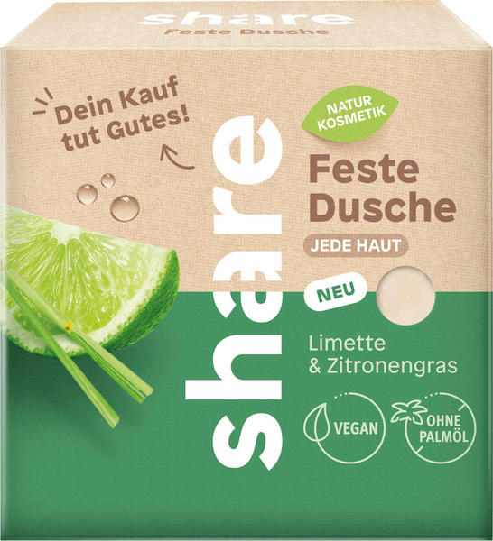 Share Feste Dusche Limette & Zitronengras (60 g)