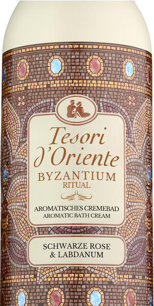 Tesori d'Oriente Aromatisches Cremebad BYZANTIUM Schwarze Rose & Labdanum (500 ml)