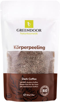 Greendoor Körperpeeling Dark Coffee (220 ml)