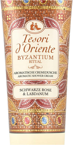 Tesori d'Oriente Aromatische Cremedusche BYZANTIUM Schwarze Rose & Labdanum (250 ml)