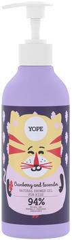 YOPE Kids Natural Shower Gel for Kids Cranberry & Lavender (400ml)