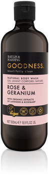 Baylis & Harding Goodness Rose & Geranium Body Wash (500ml)