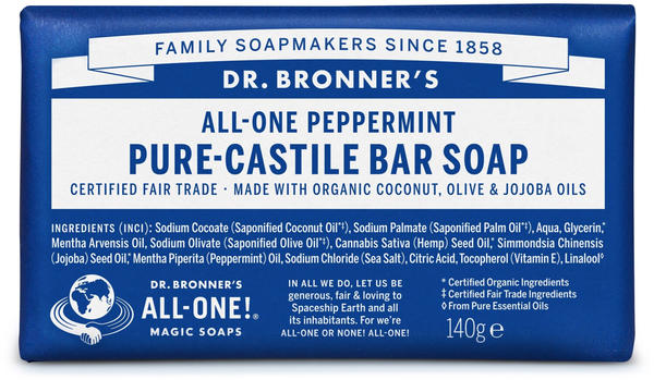 Dr. Bronner's Soap Peppermint (140g)