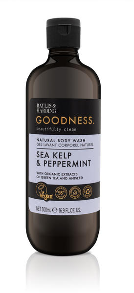 Baylis & Harding Goodness Sea Kelp & Peppermint Body Wash (500ml)