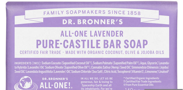 Dr. Bronner's Soap Lavender (140g)