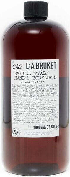 L:A Bruket No. 242 Refill Hand & Body Wash Elder (1000ml)