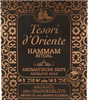 Tesori d'Oriente Aromatische Seife HAMMAM Argan&ouml;l & Orangenbl&uuml;te (125g)