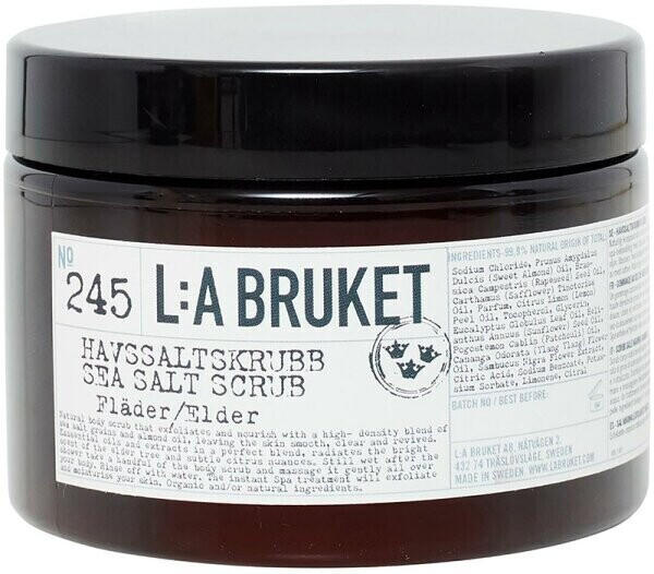 L:A Bruket No. 245 Sea Salt Scrub Elder (420g)