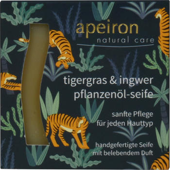 Apeiron Pflanzenölseife Tigergras & Ingwer (100g)