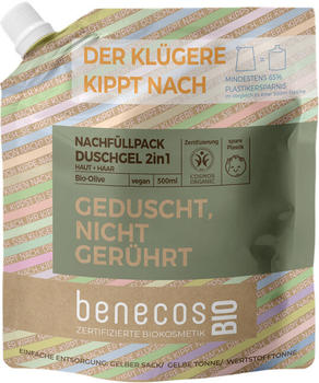 benecos Bio 2in1 Duschgel Geduscht, nicht gerührt Nachfüller (500ml) benecos Bio 2in1 Duschgel Geduscht, nicht gerührt Nachfüller (500ml)