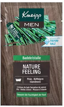 Kneipp Men Badekristalle Nature Feeling, Pinie, Büffelgras & Islandmoos (60g)