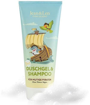 Jean & Len 2in1 Duschgel & Shampoo für mutige Piraten (200ml)