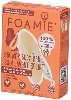 Foamie Shower Body Bar Papaya and Oat Milk (80g)