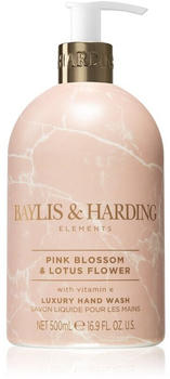 Baylis & Harding Elements Pink Blossom & Lotus Flower flüssige Seife (500ml)