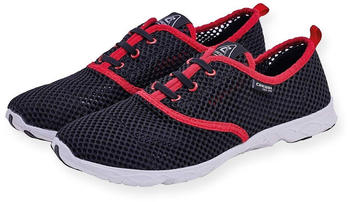 Cressi Aqua Shoes moderne Wassersportschuhe schwarz rot