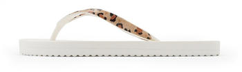 flip*flop easy leo Zehentrenner Leo-Print weiß