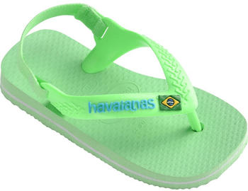 Havaianas Brasil Logo II Baby Slides gelb