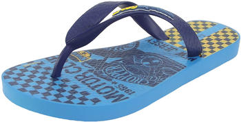 Ipanema Temas XII Kids Jungen Zehenstegsandale blau gelb