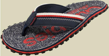 Gumbies Cairns Unisex-Flip-Flops superweicher Baumwoll-Zehensteg rot