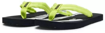 Puma Epic Flip V2 Jr Flipflop lime pow schwarz wei&szlig;