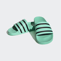 Adidas Originals Shoe Adilette, Pulse Mint/Core Black/Pulse Mint, HP6508, 37 EU