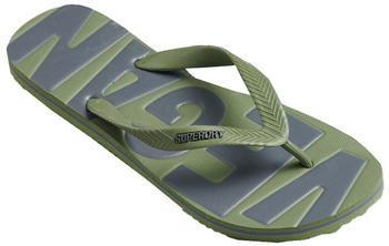 Superdry Vintage Vegan Flip Flops grün