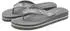 Venice Beach Badezehentrenner Sandale Pantolette ultraleicht Glitzerband VEGAN grau