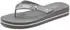 Venice Beach Badezehentrenner Sandale Pantolette ultraleicht Glitzerband VEGAN grau