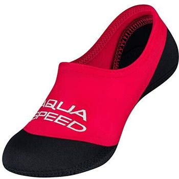 Aqua Speed Neoprensocken rot schwarz