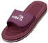 Kubota Badelatschen Klettverschluss Velcro burgund