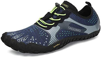 Saguaro Herren Traillaufschuhe rutschfeste Sohle tiefes Blau
