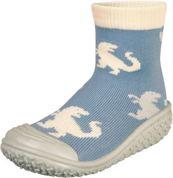 Playshoes Kinder Badeschuhe Aqua-Socke Dino allover blau