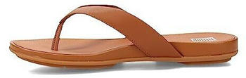 FitWear Gracie Leather FLIP-Flops flache Sandale light tan