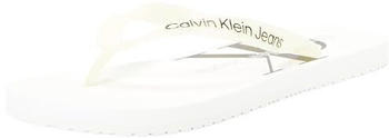 Calvin Klein Flip Flops Beach Sandal Badeschuhe weiß