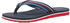 Tommy Hilfiger TH Stripes Beach Sandal FW0FW07857 Flip-Flop blau rot weiß