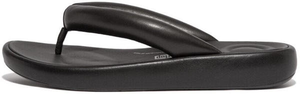 FitWear IQUSHION D-LUXE PADDED LEATHER FLIP-FLOPS Zehentrenner schwarz