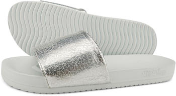 flip*flop Pantolette pool metallic cracked silberfarben