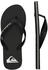 Quiksilver Zehentrenner Molokai schwarz weiß 9174698