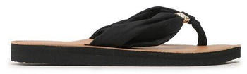 Tommy Hilfiger Zehentrenner Th Elevated Beach Sandal schwarz