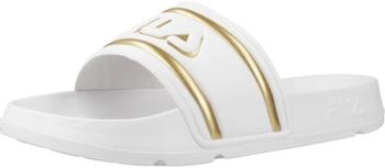 Fila Morro Bay Logo Slipper Wmn weiß gold