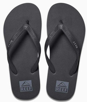 Reef Seaside Damen Zehentrenner Sandale schwarz weiß
