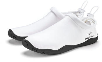 Venice Beach Aquaschuh Slipper Wasserschuh ultraleicht und schnelltrocknend schwarz weiß