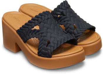 Crocs Pantoffeln Brooklyn Woven Slide Heel schwarz