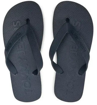 Tommy Hilfiger Zehentrenner TJW Logo Flip Flop dunkelblau