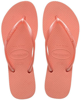 Havaianas Slim Logo Metallic rose