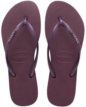 Havaianas Slim Logo Metallic purple soil