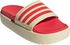 Adidas Adilette Platform Slides warm vanilla semi lucid red semi lucid red